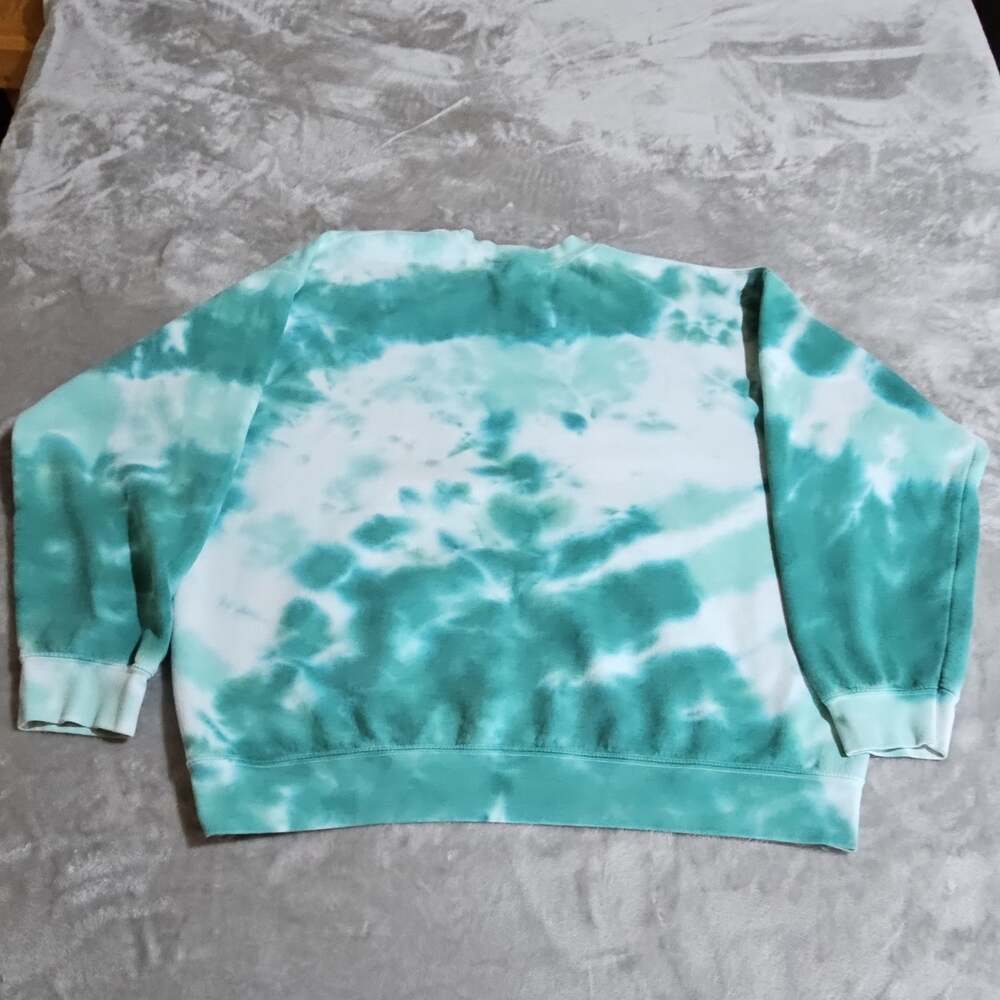 Urban Outfitters Tie-Dye Heart Fleece Sweatshirt Women’s Pullover One Size - Picture 5 of 6